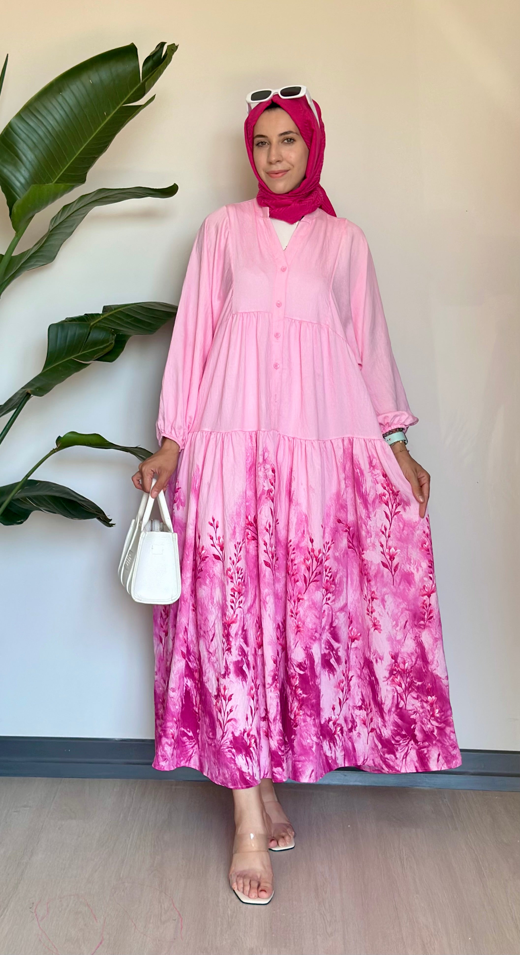 Ayris Elbise Pembe