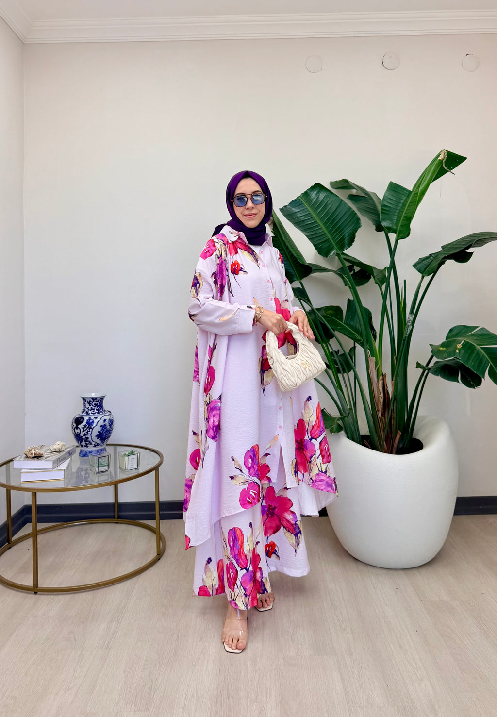 MİHRA TAKIM TOZ PEMBE