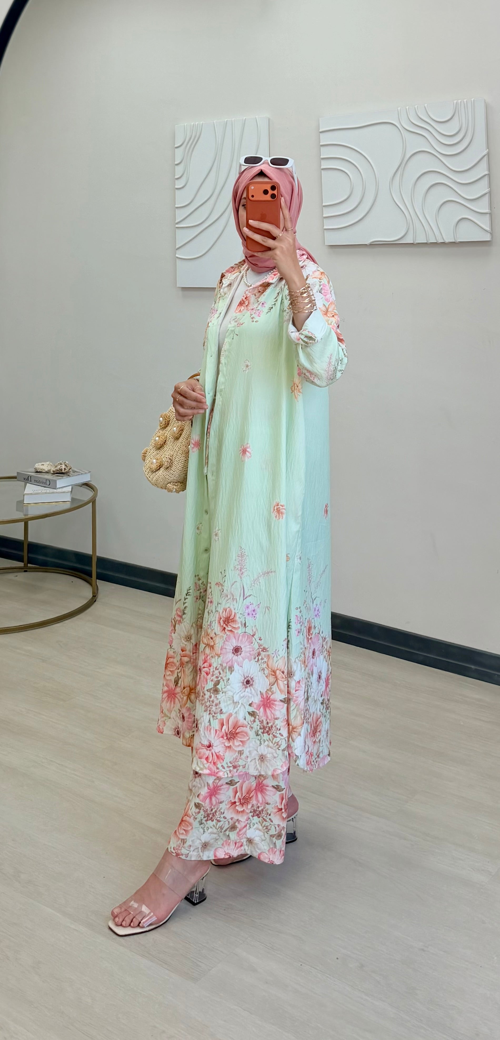 FLORAL TAKIM SU YEŞİLİ