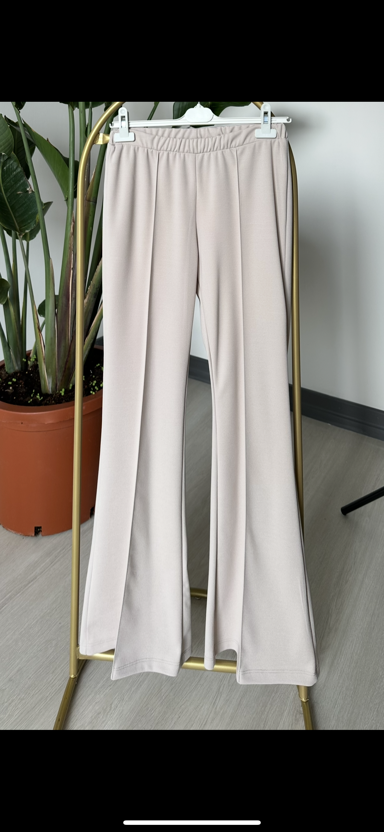 İspanyol paça pantolon taş