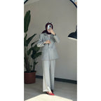 Blazer Takım Gri
