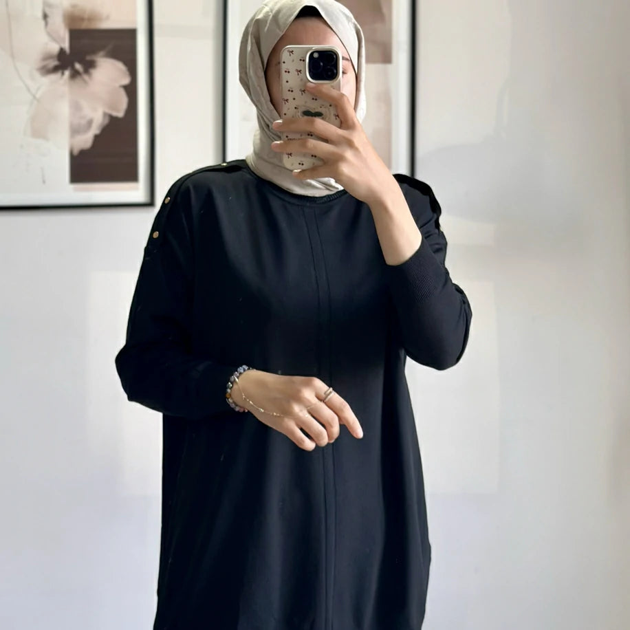 Droplu Merserize Siyah