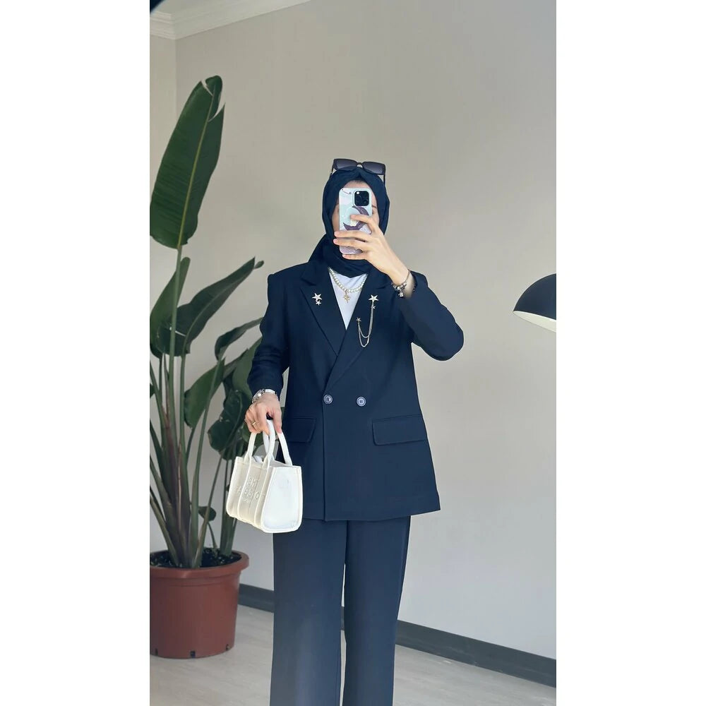 Blazer Takım Lacivert