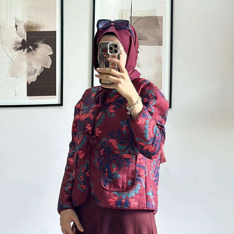 Jakar Ceket Bordo