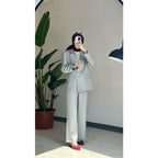 Blazer Takım Gri