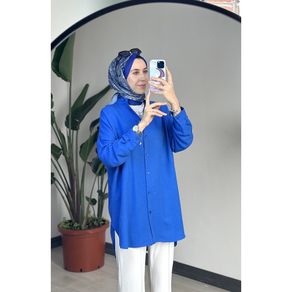 Ada Gömlek Gece Mavisi