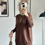 Merserize Tunik Kahve