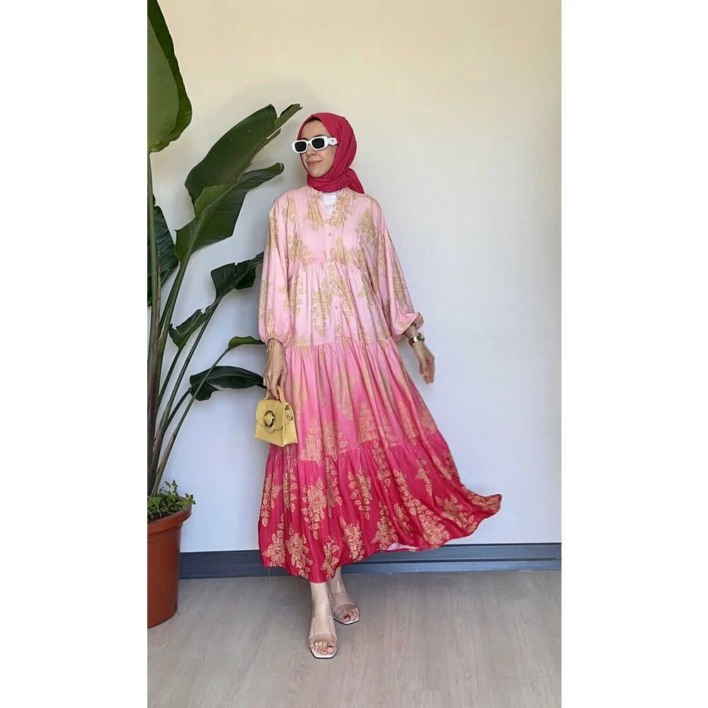 Manolya Elbise Pembe