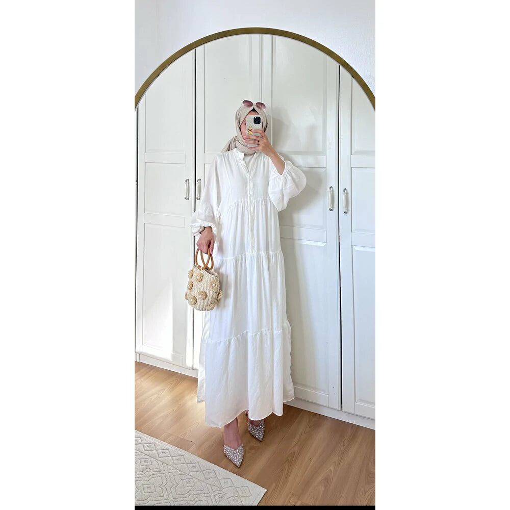 Bambu Elbise Beyaz