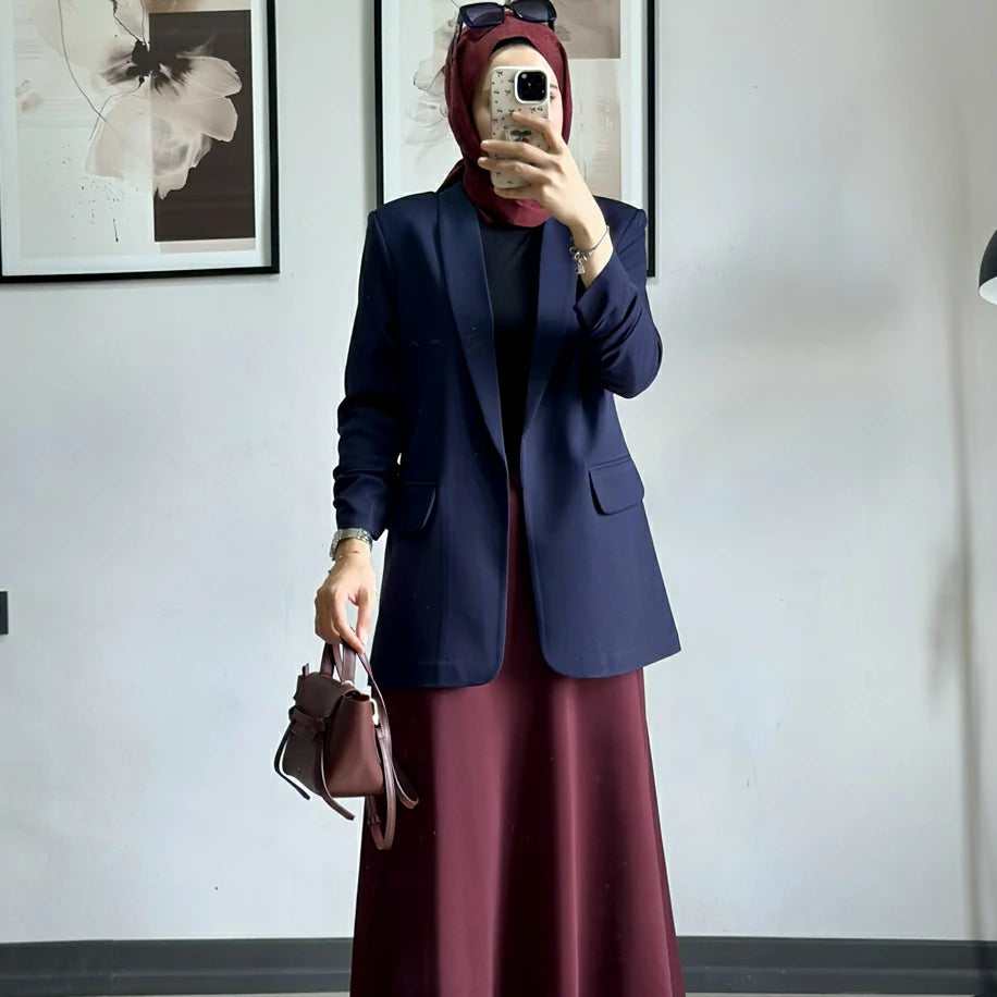 Blazer Ceket Büzgülü Laci