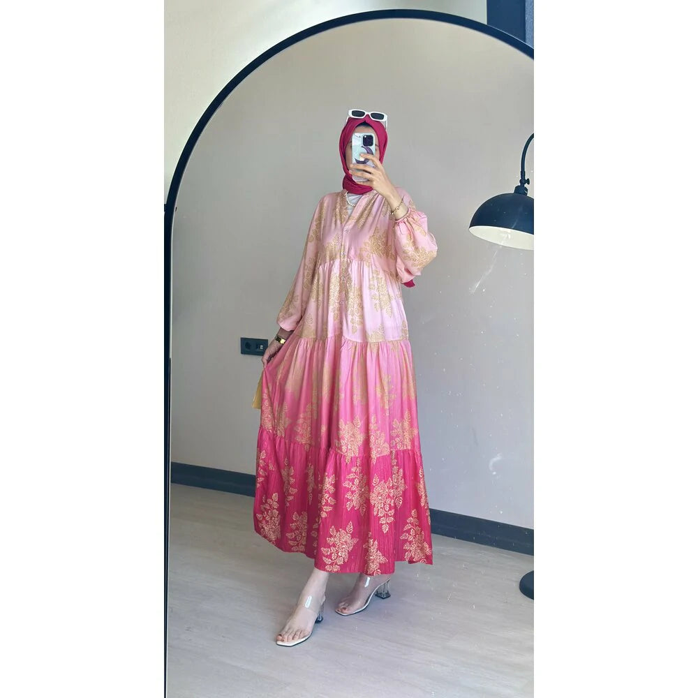 Manolya Elbise Pembe