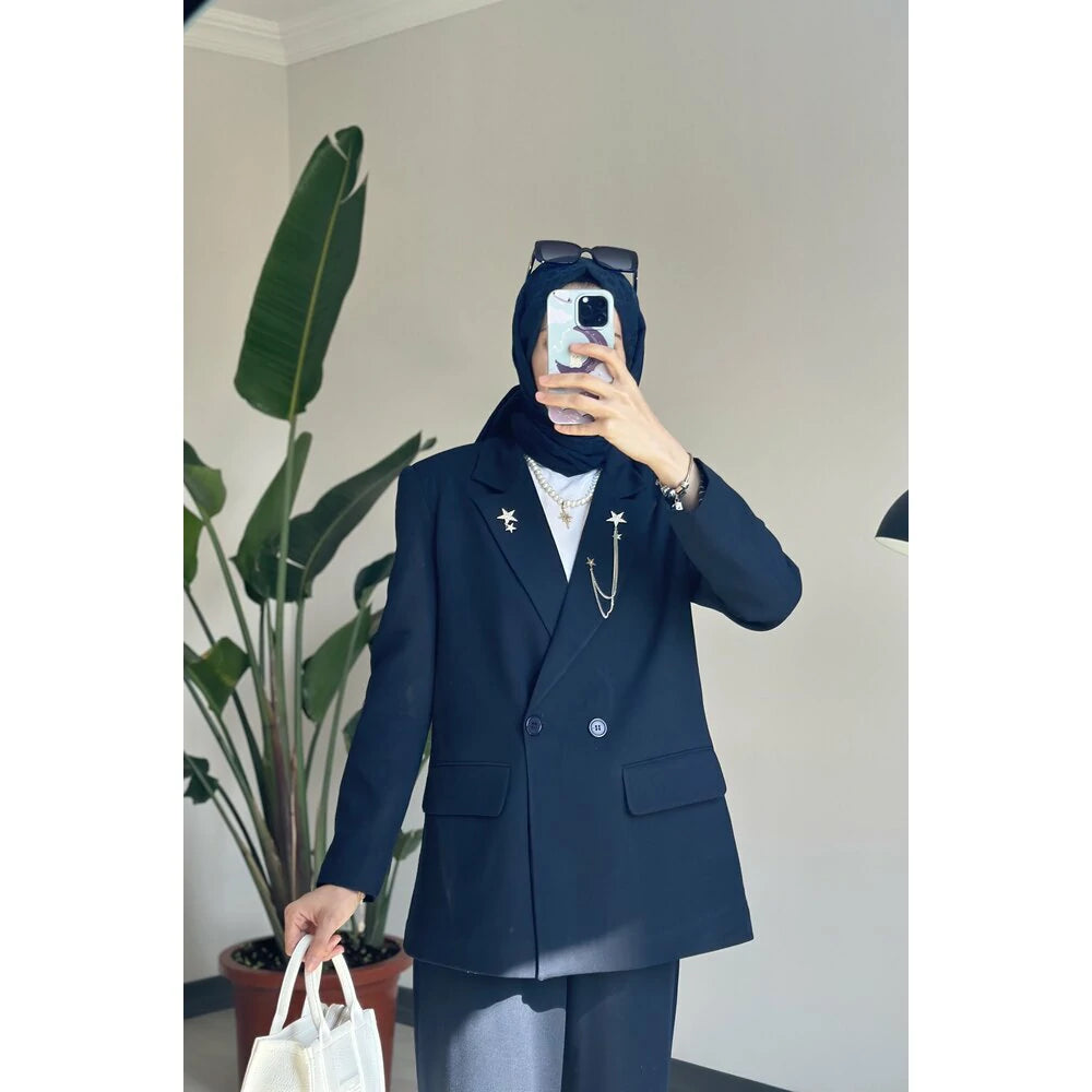 Blazer Takım Lacivert