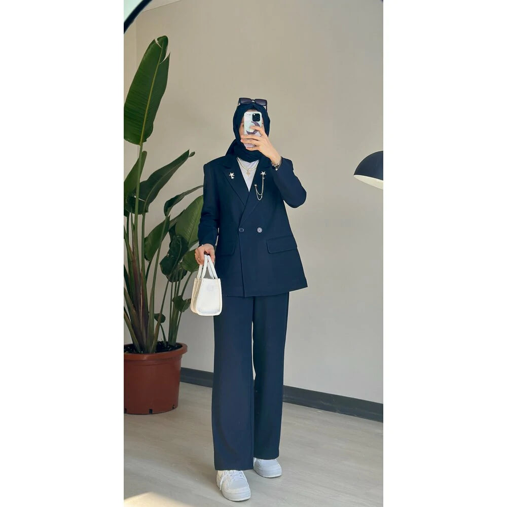 Blazer Takım Lacivert