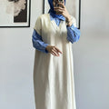Poplin Detaylı Elbise