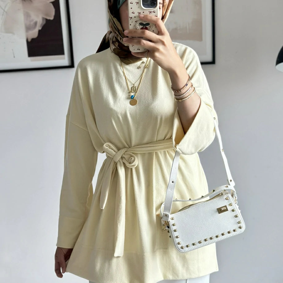 Katleya Tunik Soft Sarı