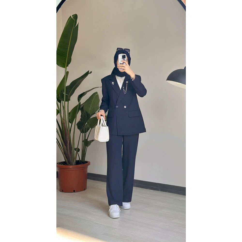 Blazer Takım Lacivert