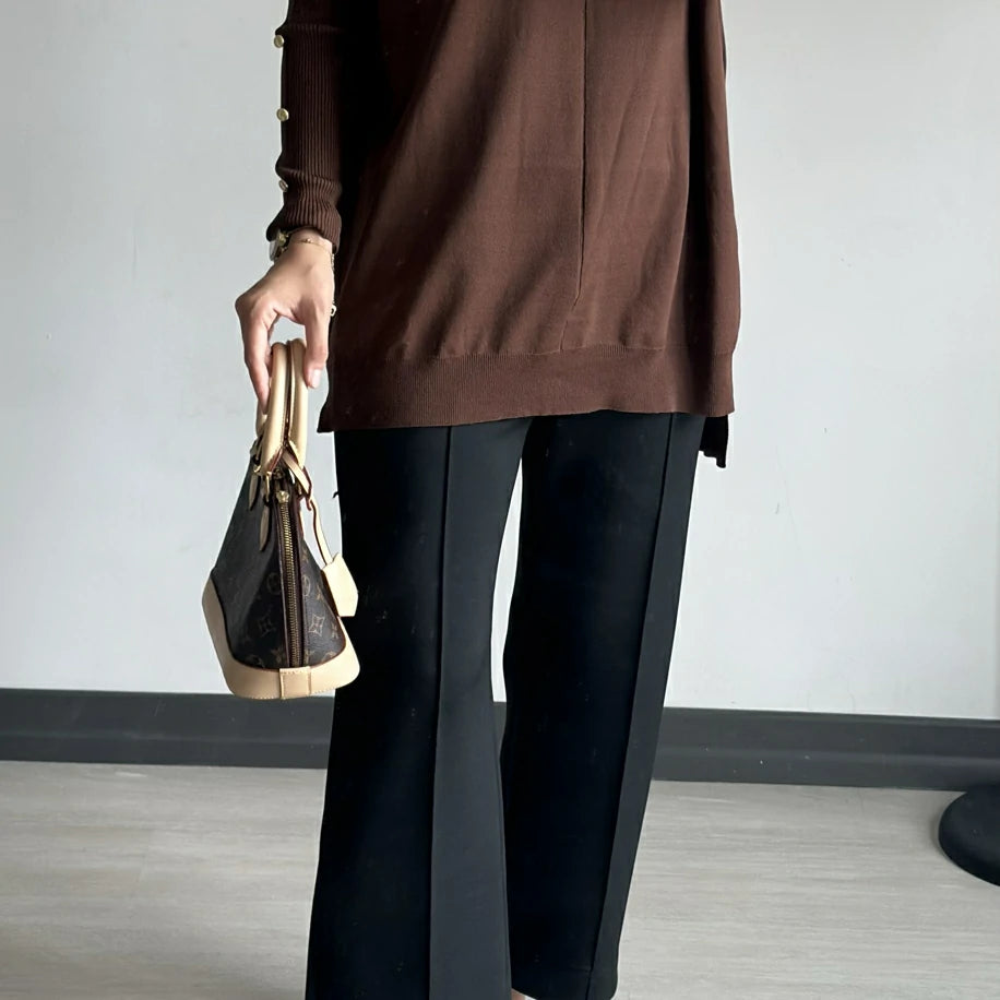 Merserize Tunik Kahve