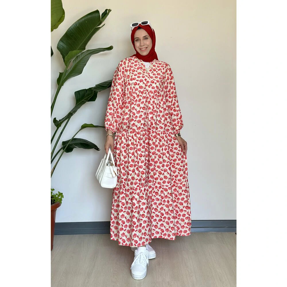 Kiraz Çiçeği Elbise