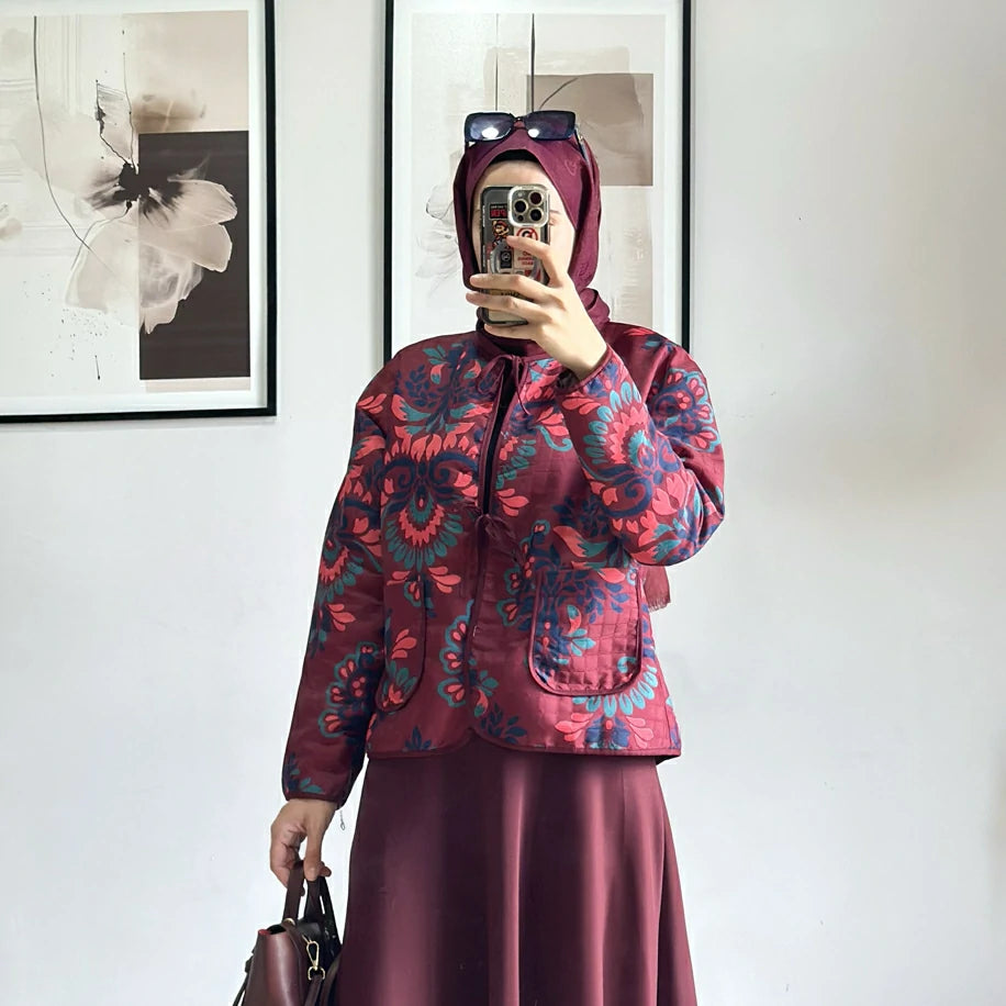 Jakar Ceket Bordo