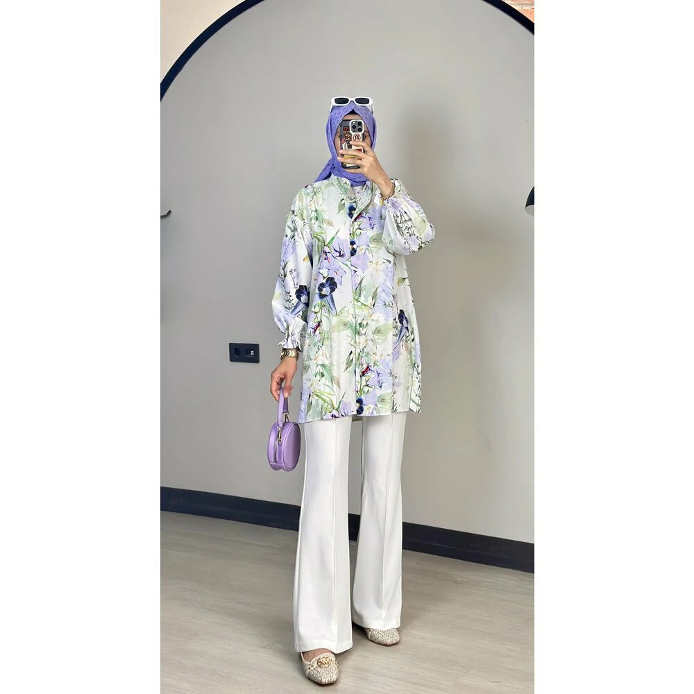 Linda Gömlek Leylak