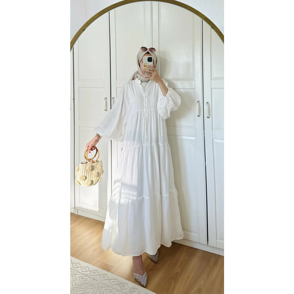 Bambu Elbise Beyaz