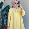 Ada Gömlek Soft Sarı