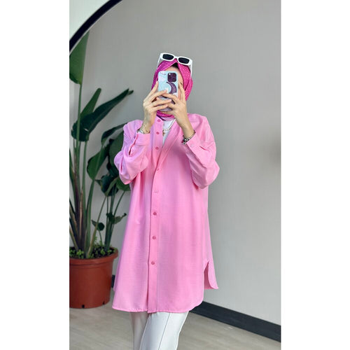 Ada Gömlek Şeker Pembe