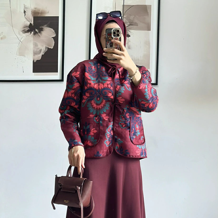 Jakar Ceket Bordo