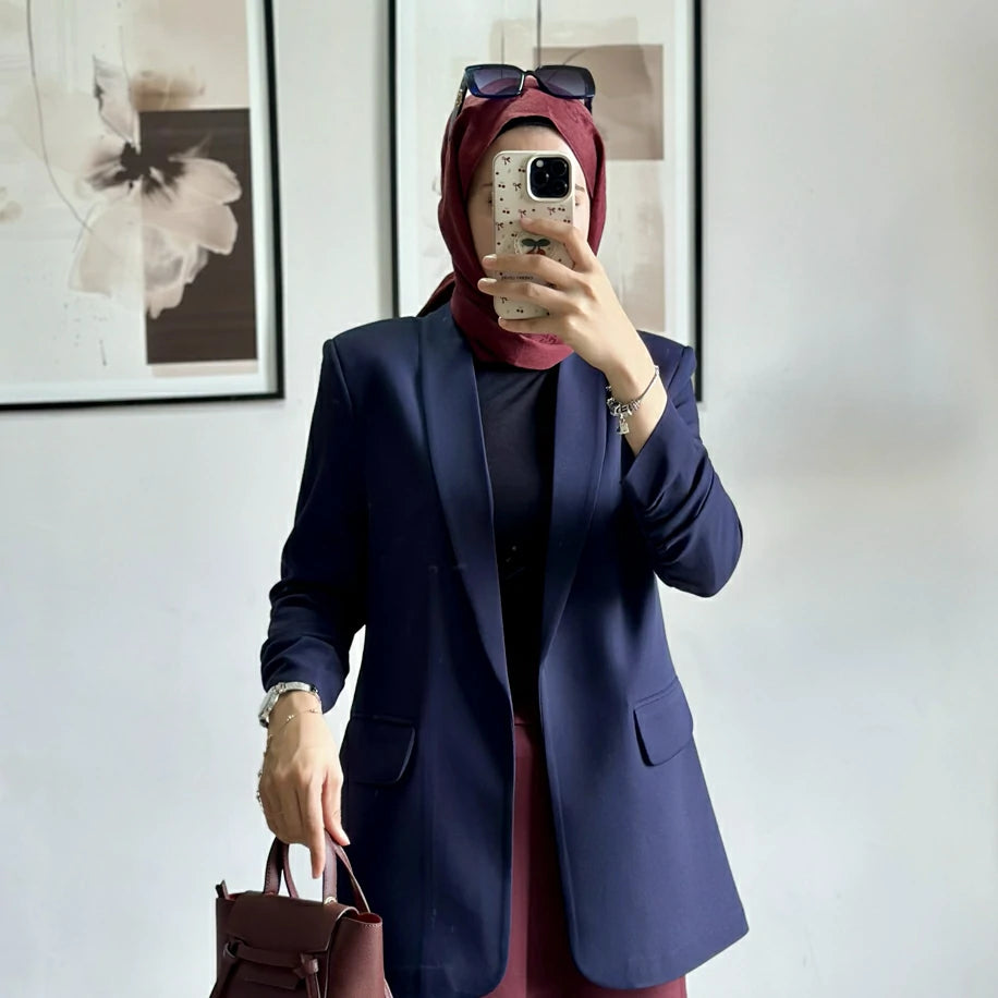 Blazer Ceket Büzgülü Laci