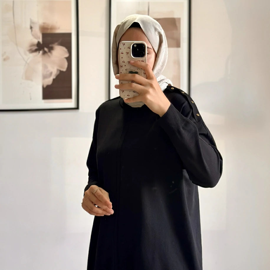 Droplu Merserize Siyah