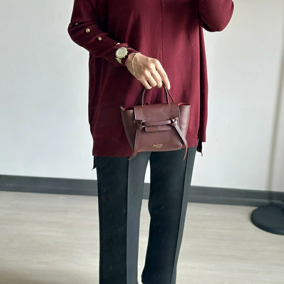 Çimalı Pantolon Siyah