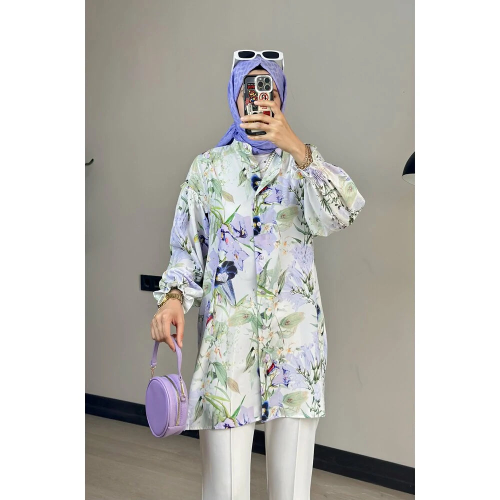 Linda Gömlek Leylak