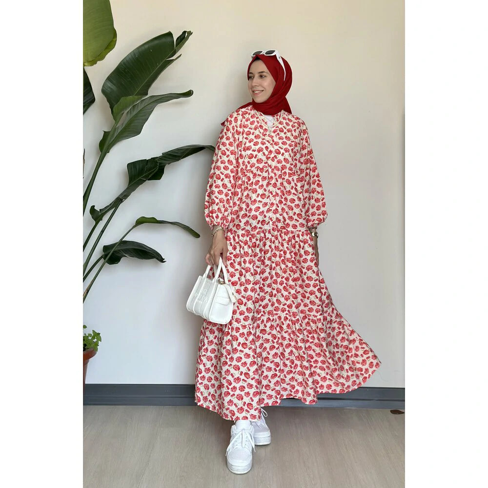 Kiraz Çiçeği Elbise