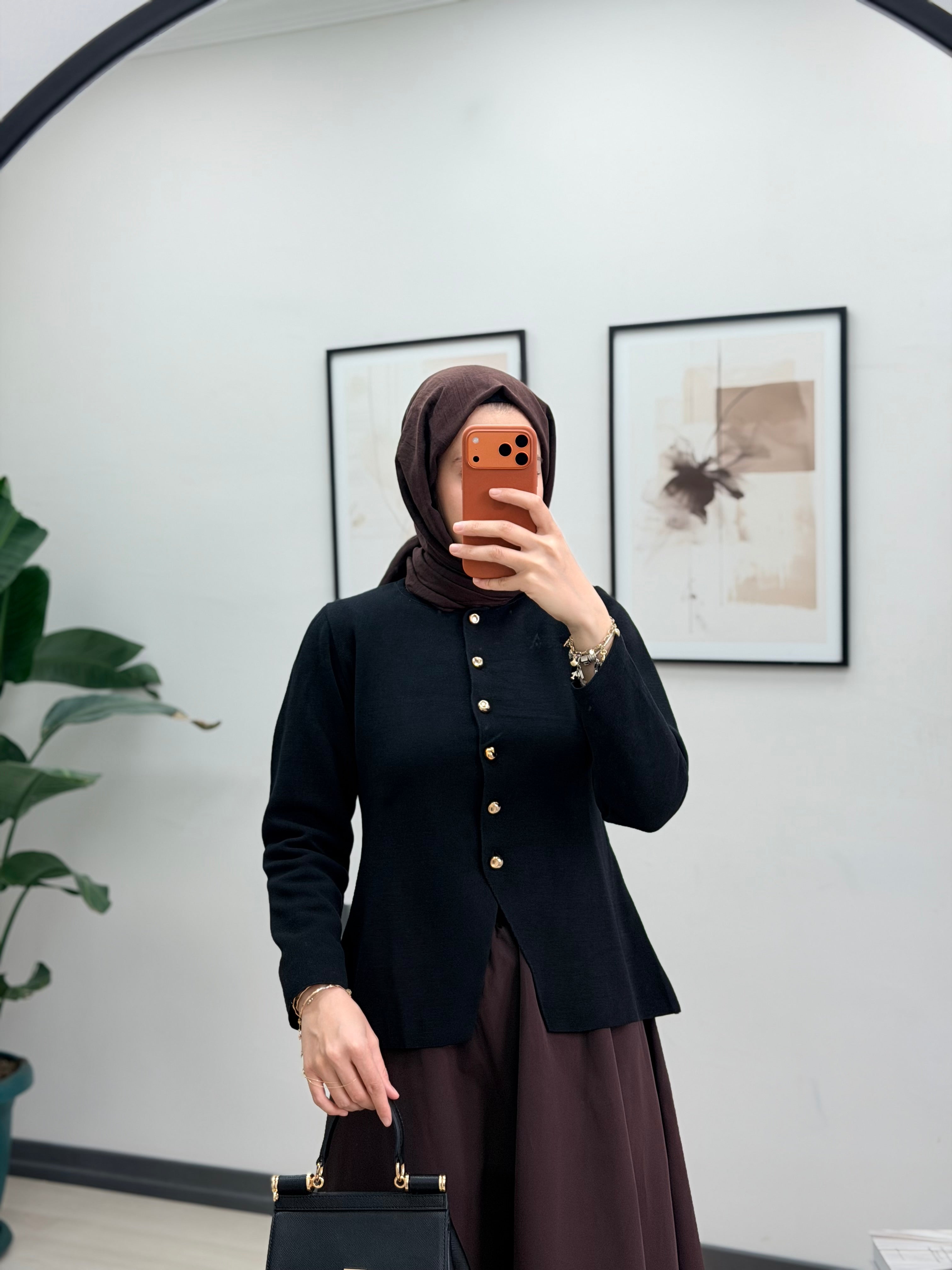 Veronika hırka SİYAH