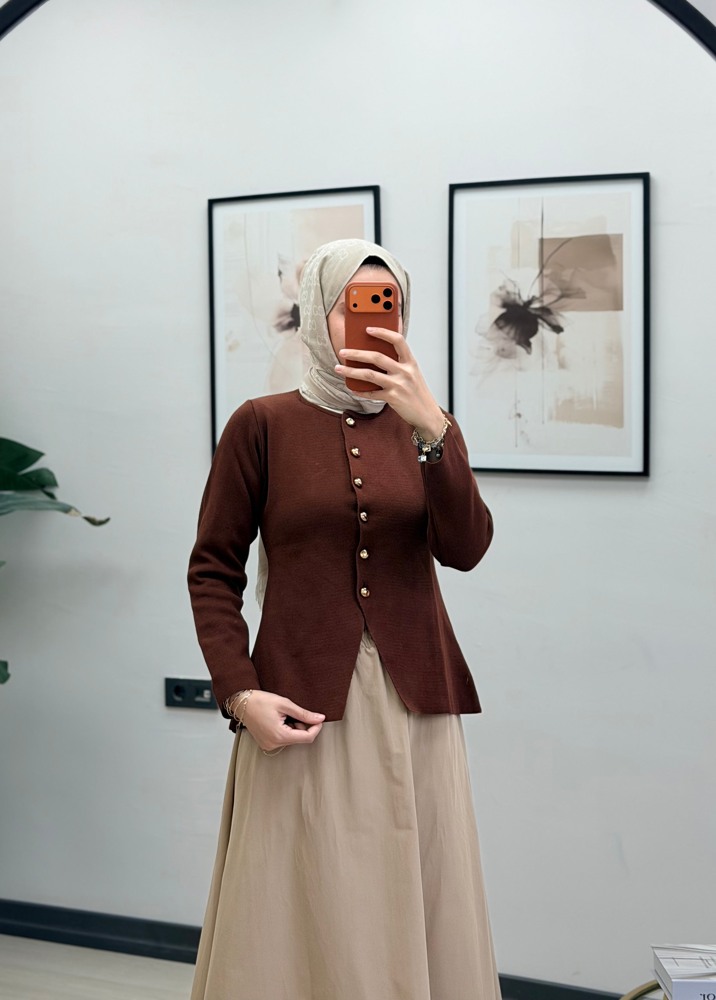 VERONİKA HIRKA KAHVE