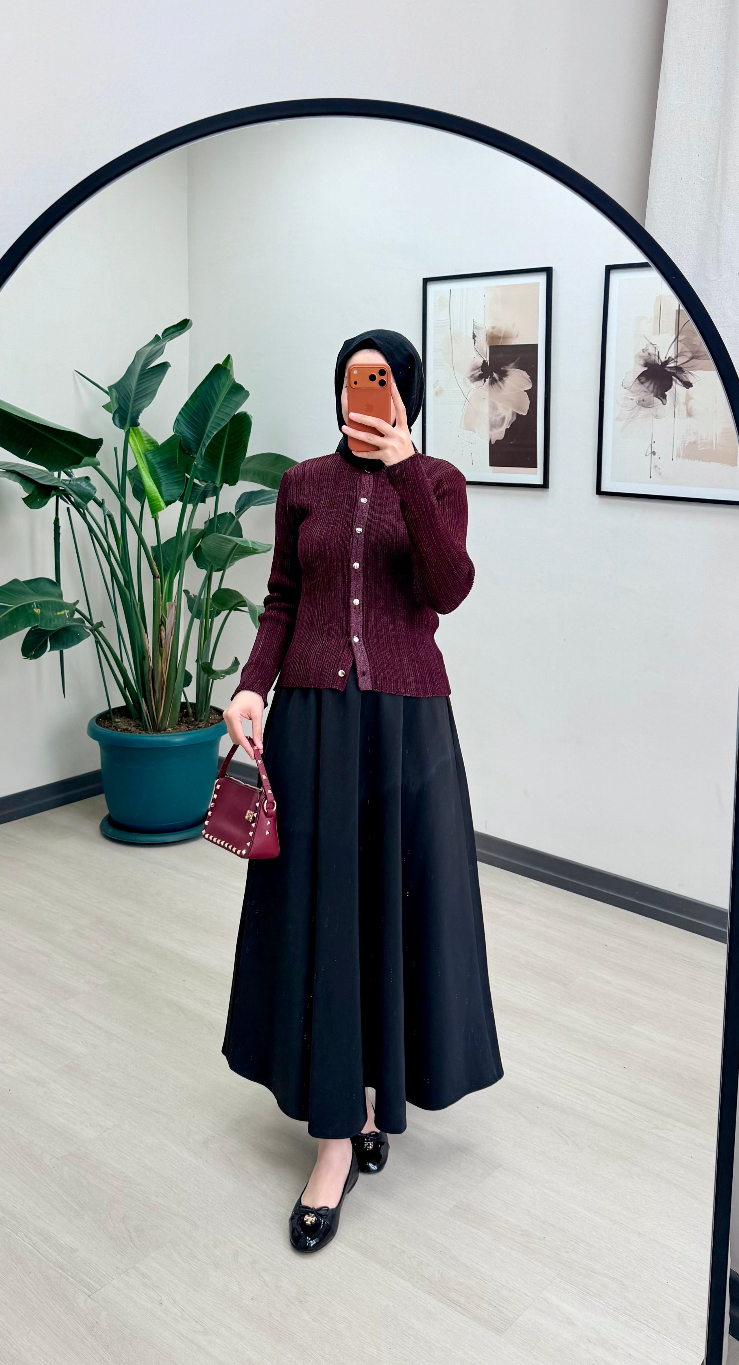 LİLYUM SİMLİ HIRKA EKRU