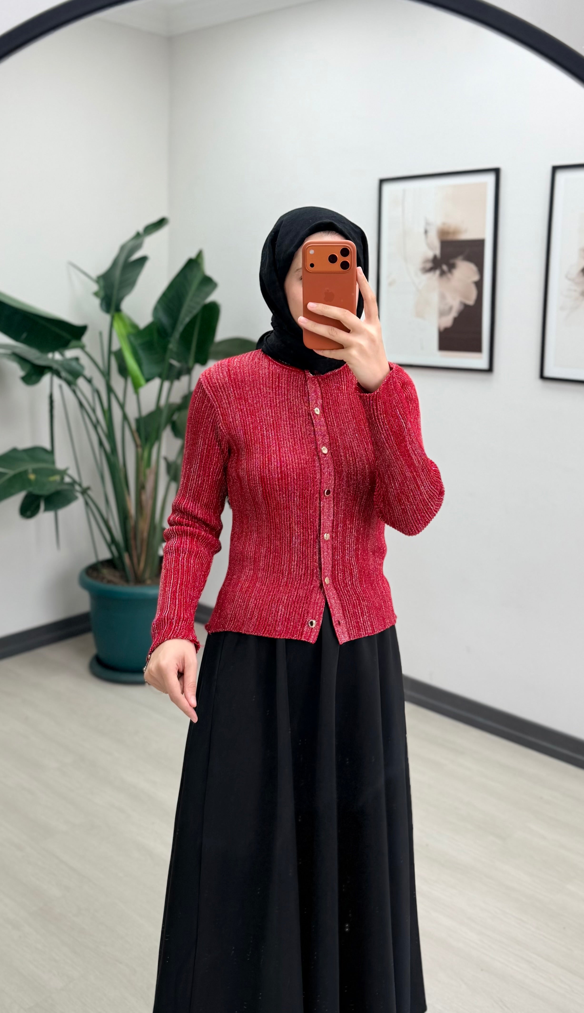 LİLYUM SİMLİ HIRKA EKRU