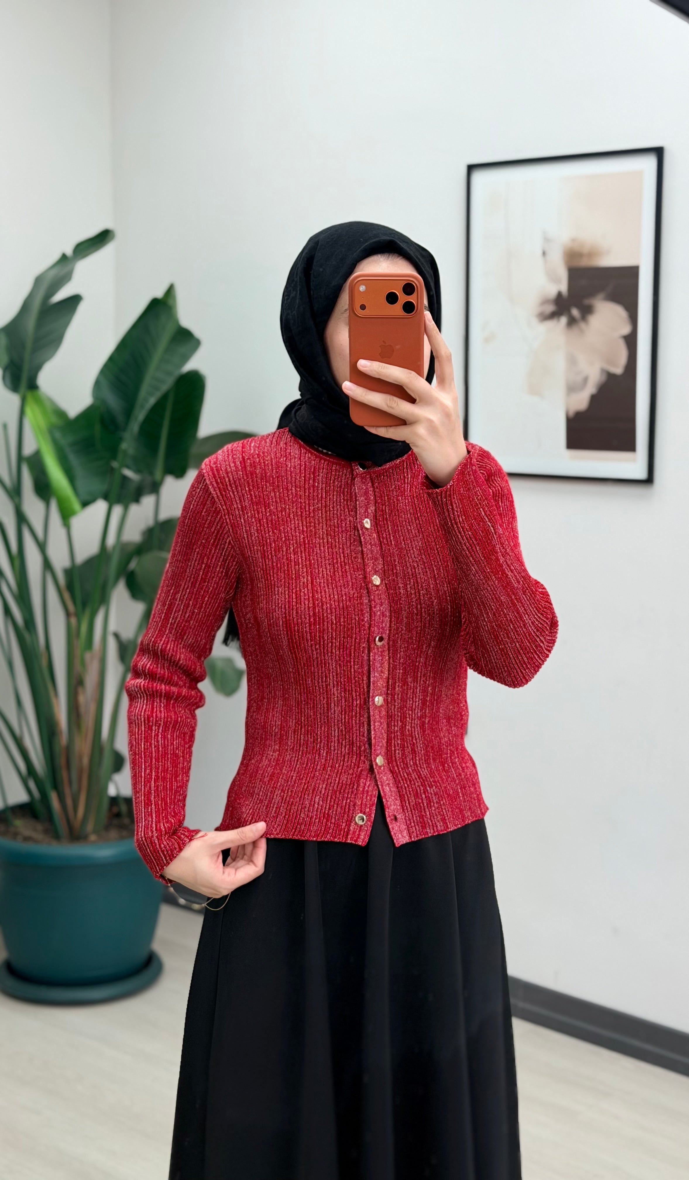 LİLYUM SİMLİ HIRKA EKRU